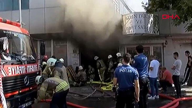 Son dakika: İstanbul’da iş merkezinde yangın