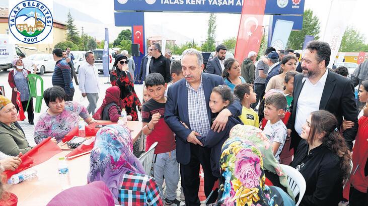 Talas’tan Elbistan’a dayanışma ziyareti