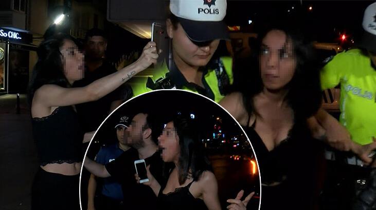 Kadıköy’de ilginç anlar! Polise tepki gösterdi, 155’i aradı