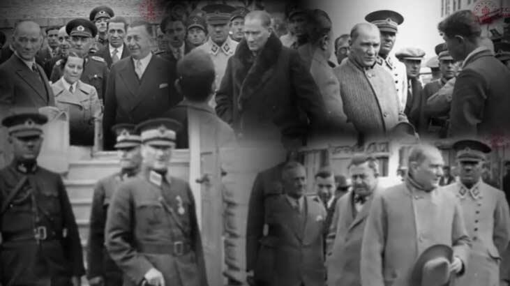 İlk kez ortaya çıktı! Atatürk’ün hiç bilinmeyen görüntüleri…