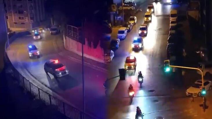 Kağıthane’de şehit polis Hakan Telli anısına araç konvoyu