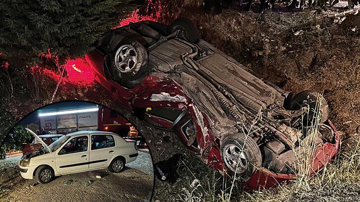 Önce elektrikli bisiklet ile otomobillere çarptı sonra su kanalına düştü: 3 ölü