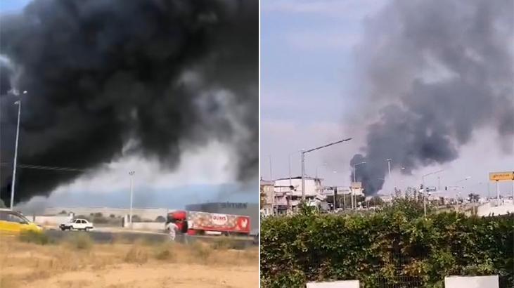 İzmir’de palet fabrikasında yangın