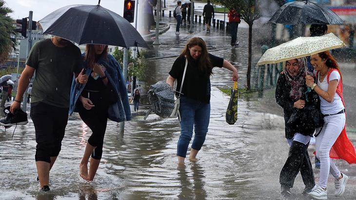 Gök gürültülü sağanak geliyor! Meteoroloji’den 10 il için uyarı