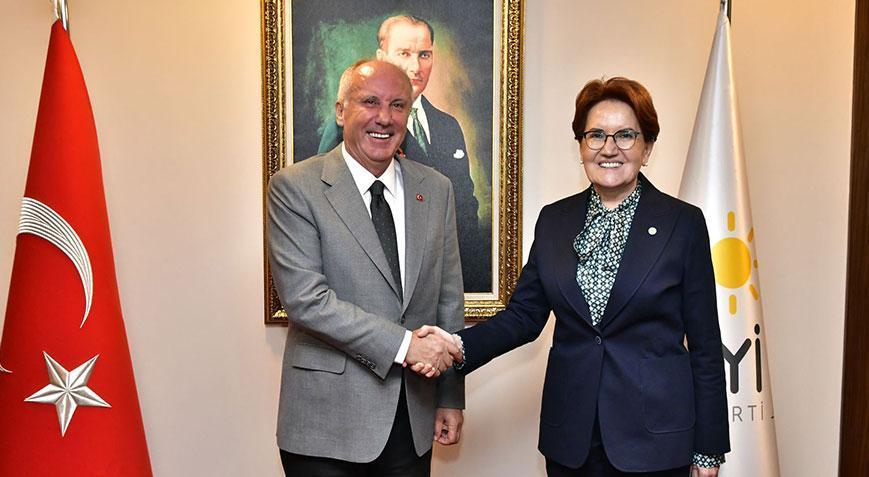 Muharrem İnce, Meral Akşener ile bir araya geldi