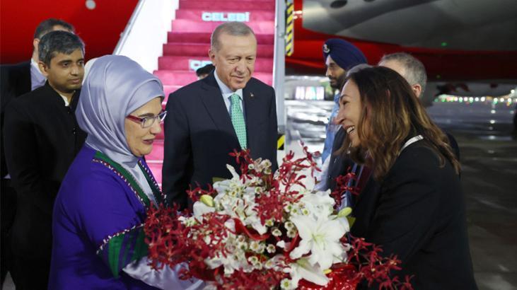 Erdoğan G20 Liderler Zirvesi için Hindistan’da