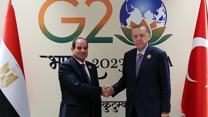 G20 temasları sürüyor: Cumhurbaşkanı Erdoğan, Sisi ile görüştü