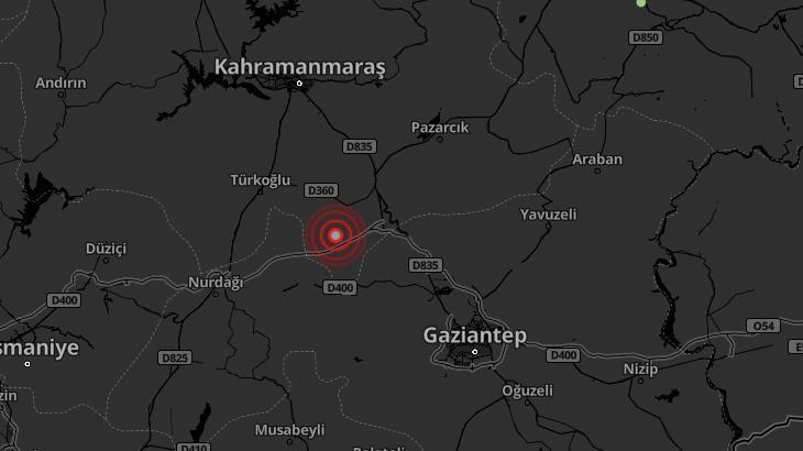 Kahramanmaraş’ta 3.9 büyüklüğünde deprem