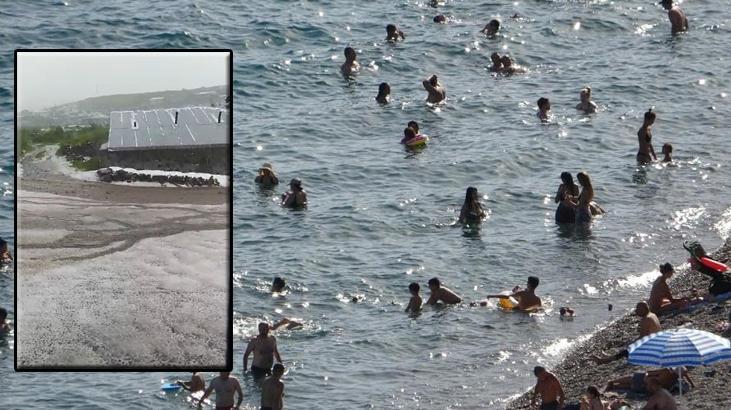 İki fotoğraf da aynı gün çekildi! Antalya’da deniz keyfi Ardahan’da dolu yağışı