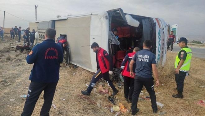 OTOBÜS HABERLERİ: Amasya’daki kazada 6 ölü, 35 yaralı!