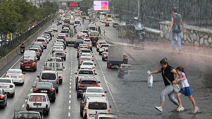 İstanbul için son dakika yağış uyarısı: Mecbur kalmadıkça trafiğe çıkılmamalı