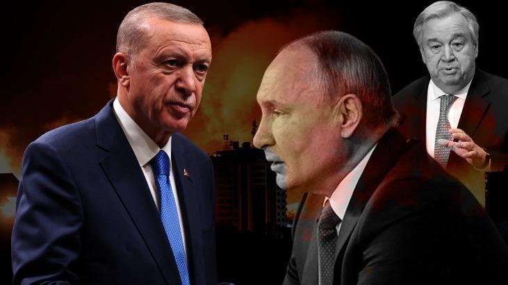 Son dakika: Erdoğan ‘barış’ için devrede! Putin ve BM ile kritik görüşme