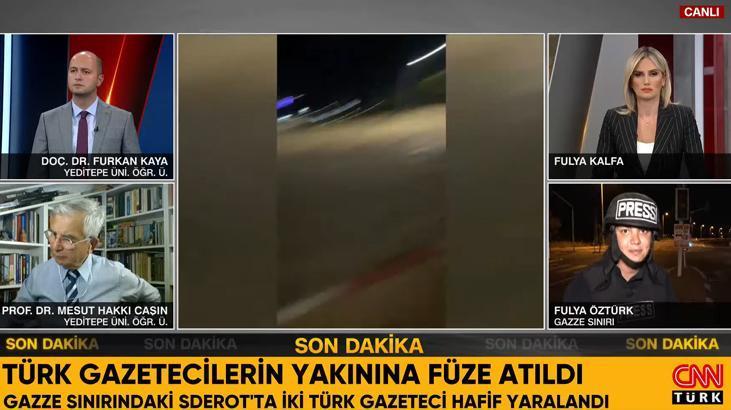 Türk gazetecilerin yakınına füze düştü! Gazetecilerin durumunu açıkladı