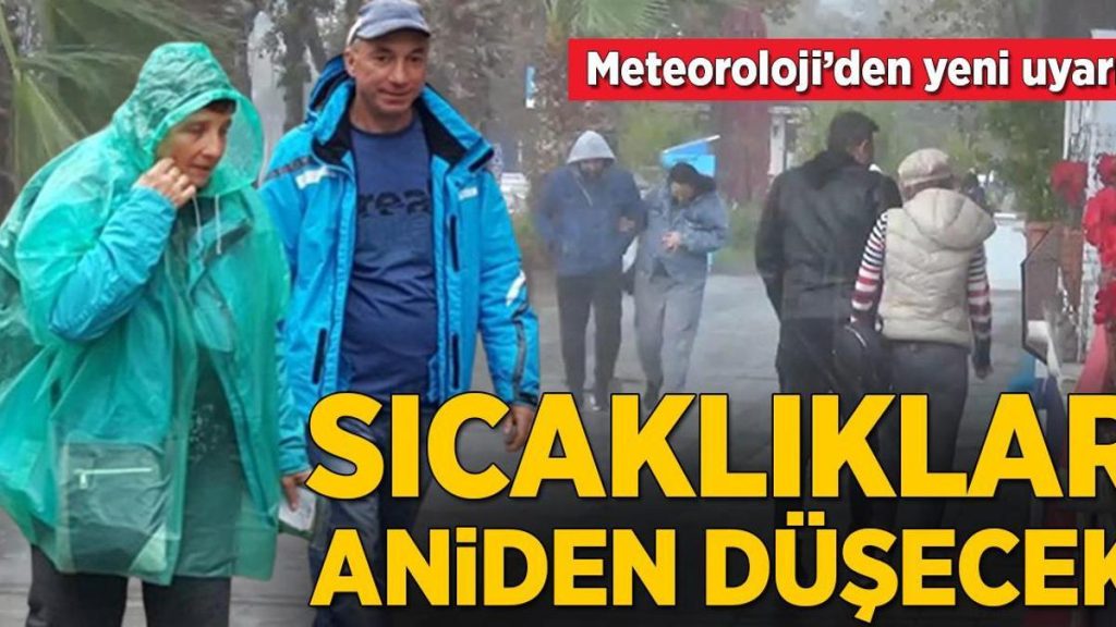 Son dakika… Meteoroloji’den uyarı: Sıcaklıklar aniden düşecek! İstanbul’da yağmur etkili oluyor