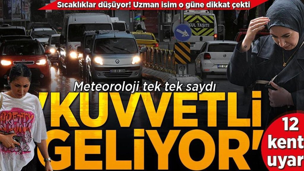HAVA DURUMU HABERLERİ: Hava nasıl olacak, yağmur var mı? Meteoroloji 12 ili uyardı!