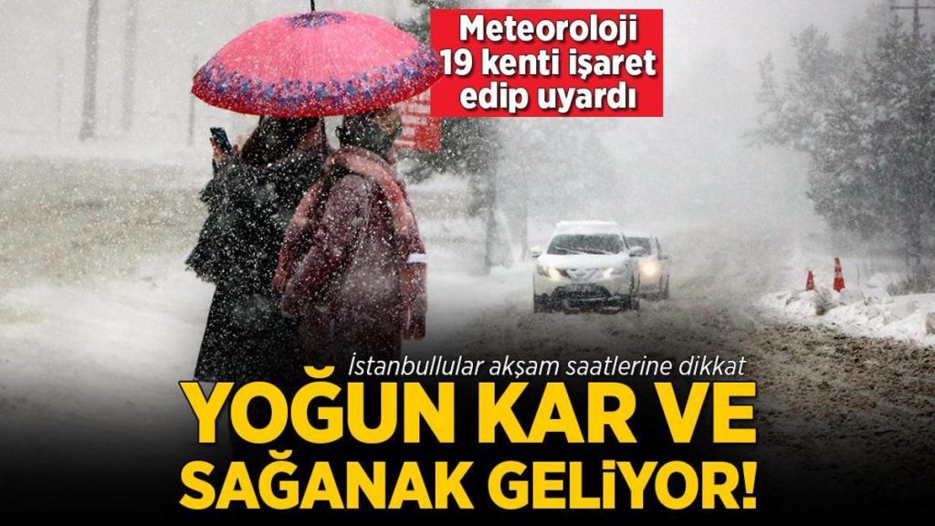 SON DAKİKA: Meteoroloji’den yeni uyarı! Yoğun kar ve sağanak…