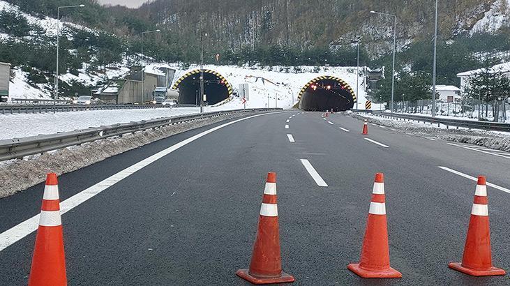 Bolu Dağı Tüneli İstanbul istikameti trafiğe kapatıldı