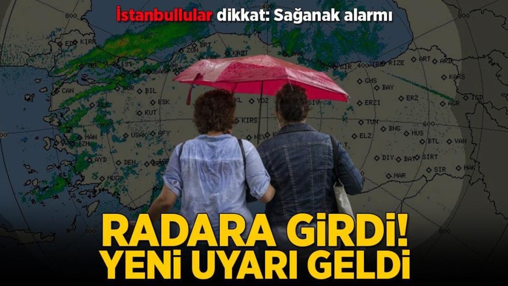 SON DAKİKA HABERİ: İstanbul’da sağanak! Meteoroloji’den yeni uyarı geldi