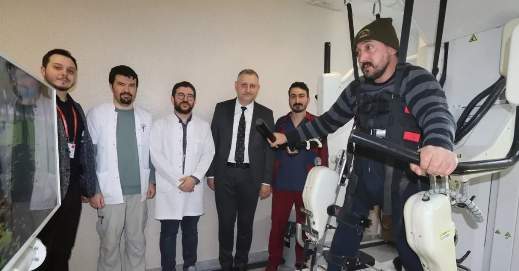 Rize’de “Robotik Rehabilitasyon Cihazı” tedavi yapıyor