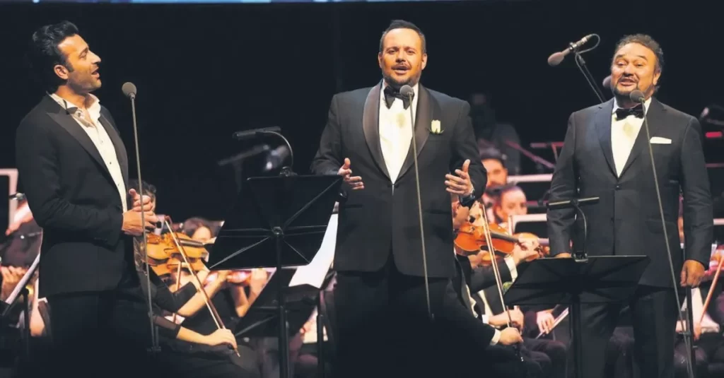 Üç ünlü tenor unutulmaz bir geceye imza attı