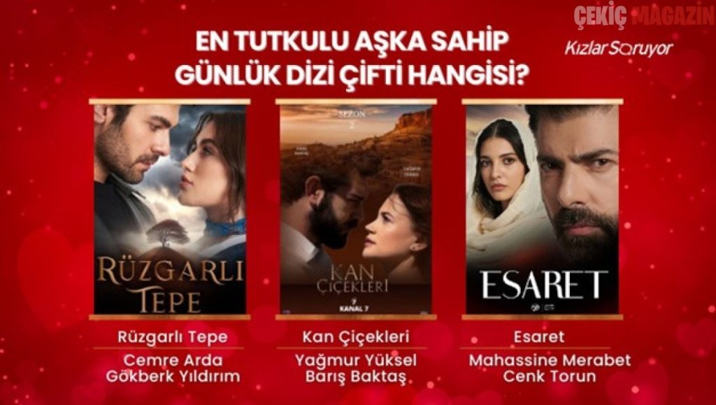 Aşkı En Tutkulu Yaşayan Dizi Çifti Seçildi!