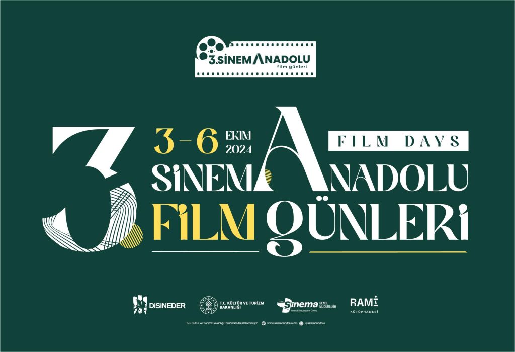 3.SinemAnadolu Film Günleri Rami Kütüphanesinde 3-6 Ekim 2024 tarihlerinde başlıyor…