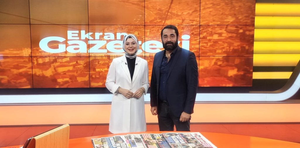 Oyuncu Serkan Aydın , Altaş TV de yayınlanan Büşra Akgül’ün sunduğu ” Ekran Gazetesi ” programına katıldı