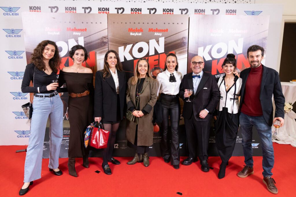 TİYATROKARE’NİN MERAKLA BEKLENEN YENİ OYUNU  “KONKEN PARTİSİ”NİN MUHTEŞEM GALASINA   YOĞUN İLGİ  