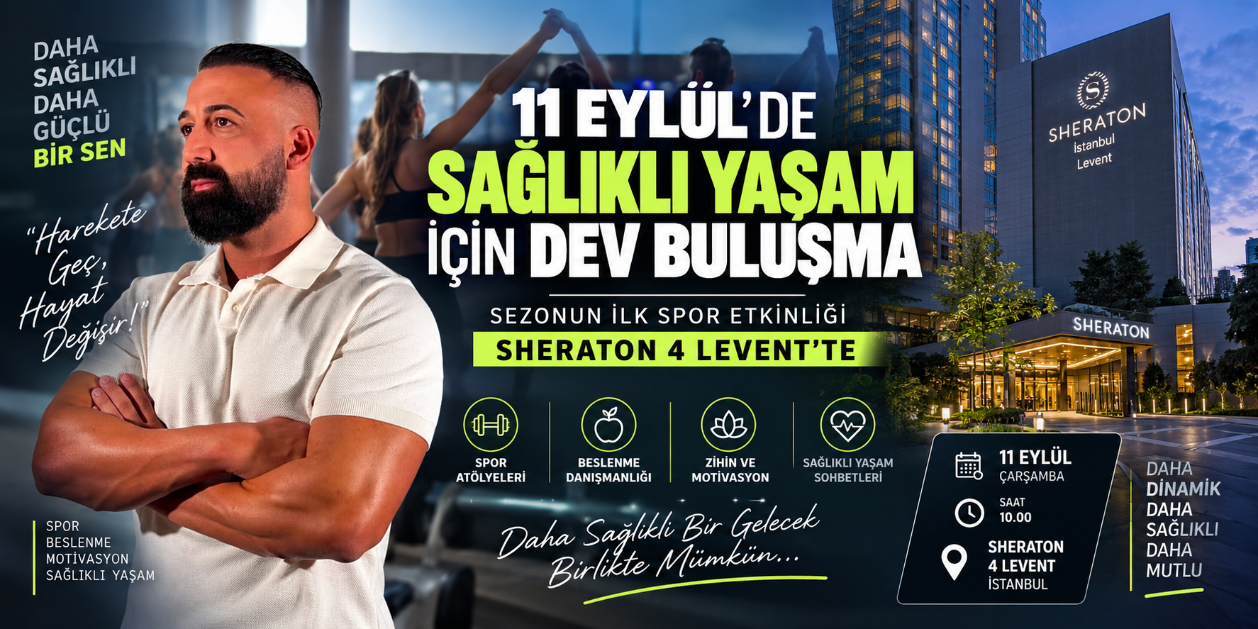 11 Eylül’de Sağlıklı Yaşam İçin Dev Buluşma