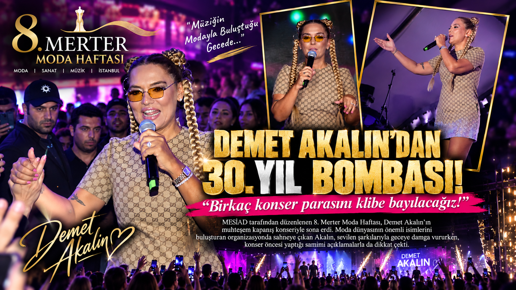 DEMET AKALIN’DAN 30. YIL BOMBASI!