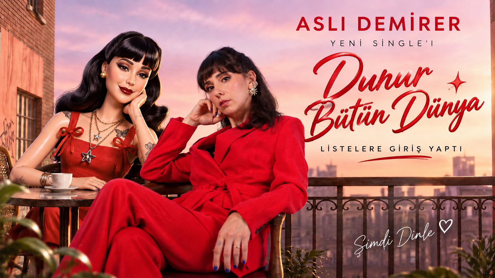ASLI DEMİRER’İN YENİ SİNGLE’I “DURUR BÜTÜN DÜNYA” listelere giriş yaptı