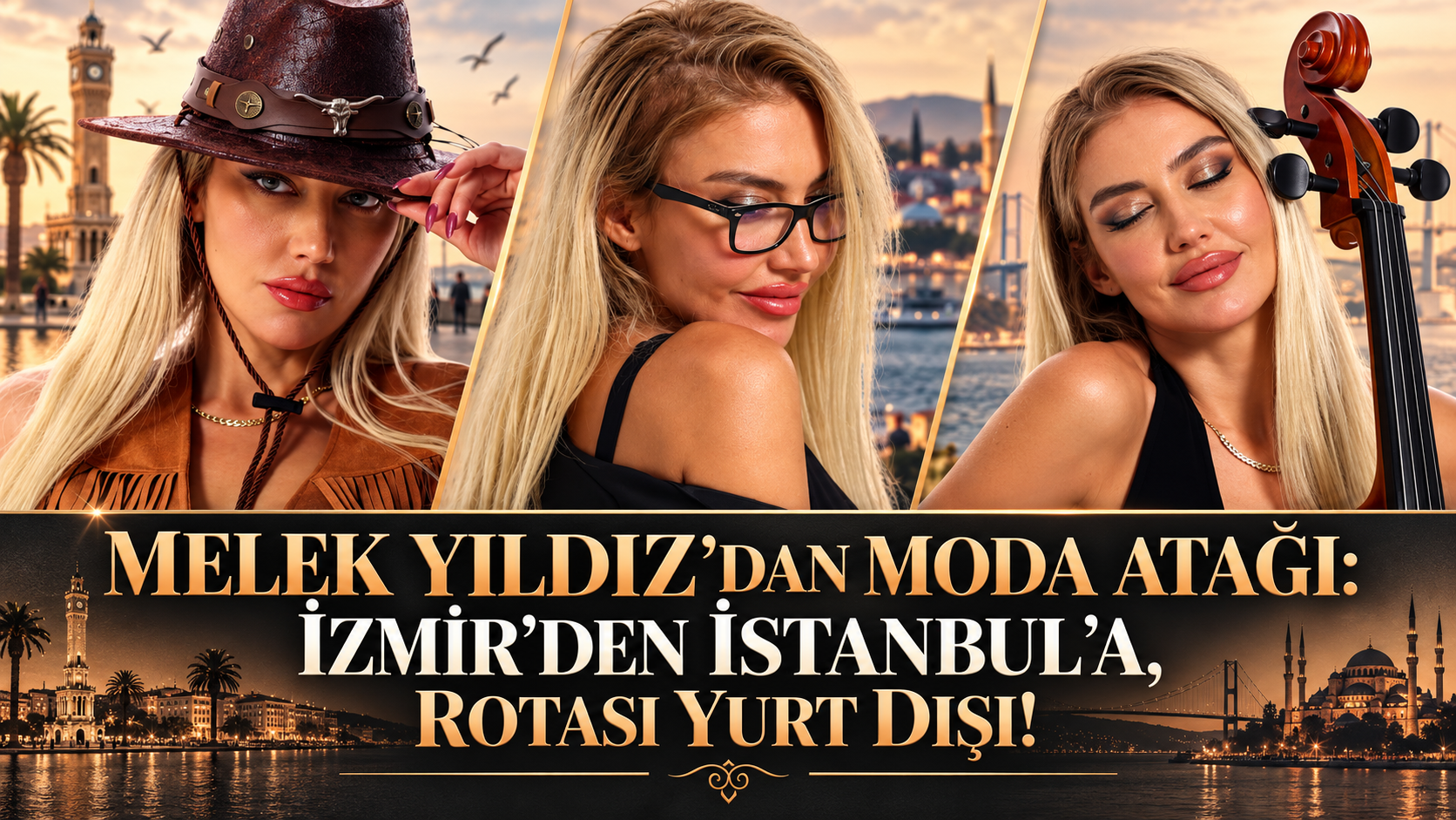 MELEK YILDIZ’DAN MODA ATAĞI: İZMİR’DEN İSTANBUL’A, ROTASI YURT DIŞI!